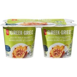 PC Greek Yogurt Spiced Pear & Amaretto 2% 4 x 100 g