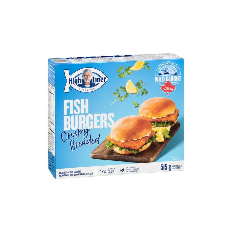 High Liner Breaded Fish Burgers 515 g