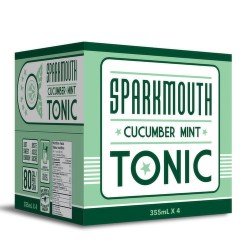 Sparkmouth Cucumber Mint Tonic 4 x 355 ml