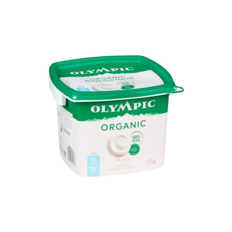 Olympic Organic Yogurt Plain 0% 1.75 kg