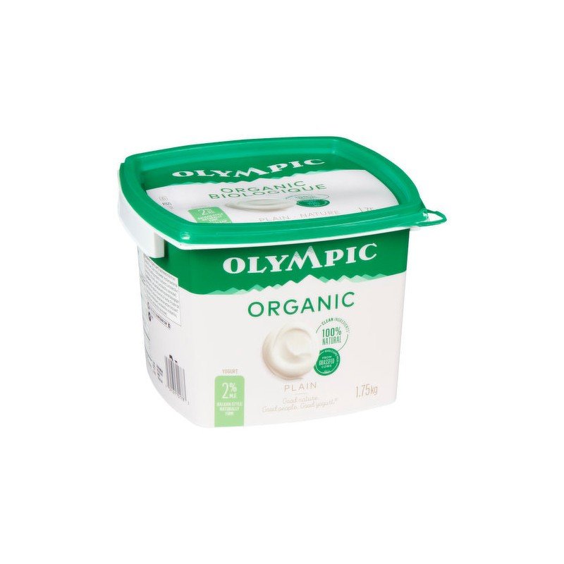 Olympic Organic Yogurt Plain 2% 1.75 kg