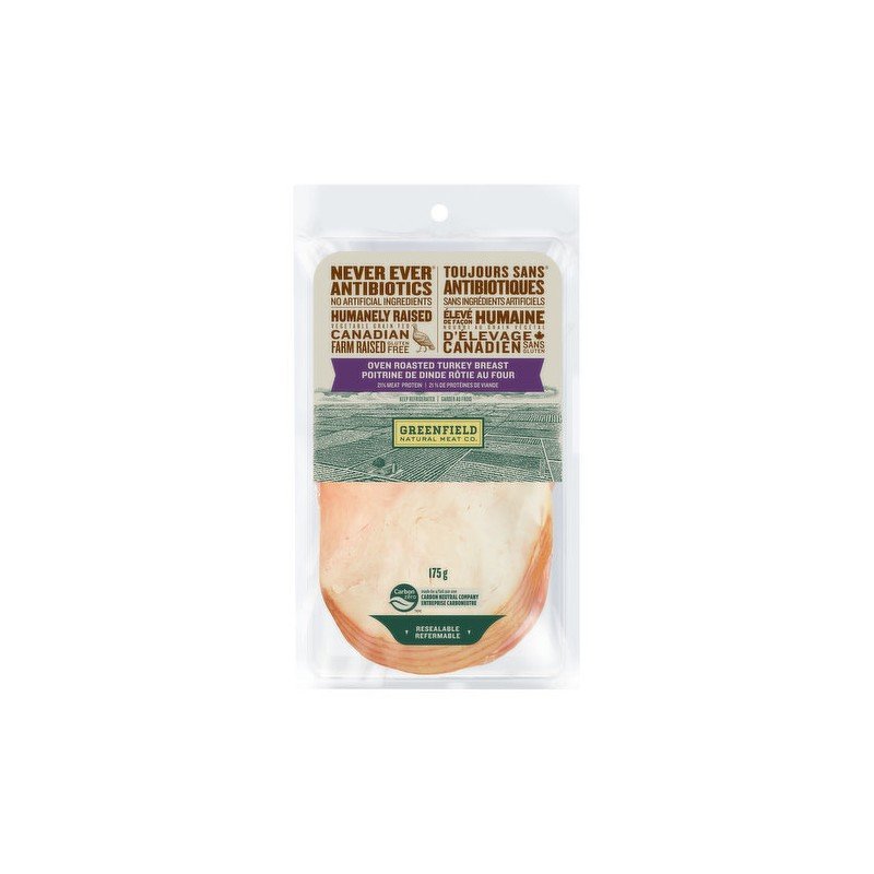 Greenfield Natural Meat Co Oven Roasted Turkey Breast 175 g