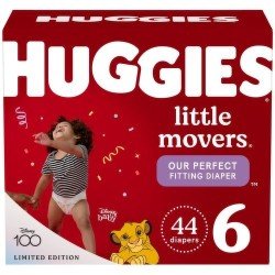 Huggies Little Movers Diapers Step 6 44’s
