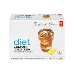 PC Diet Lemon Iced Tea 12 x 355 ml