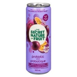 The Secret Nature of Fruit Tropical Passionfruit Probiotic Soda 355 ml