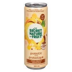 The Secret Nature of Fruit Spiced Pineapple Probiotic Soda 355 ml
