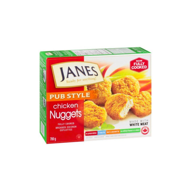 Janes Pub Style Chicken Breast Nuggets 700 g