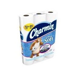 Charmin Ultra Soft Bathroom Tissue Double Rolls 12/24