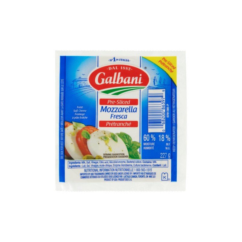 Galbani Pre-Sliced Mozzarella Fresca 227 g