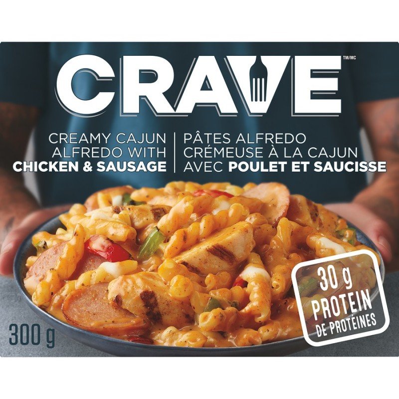 Crave Creamy Cajun Alfredo with Chicken & Sausage 300 g