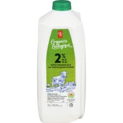 PC Organics 2% Milk 2 L