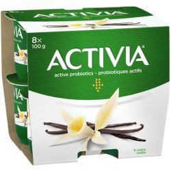 Danone Activia Yogurt Vanilla 8 x 100 g