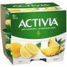 Danone Activia Yogurt Lemon Pineapple 8 x 100 g