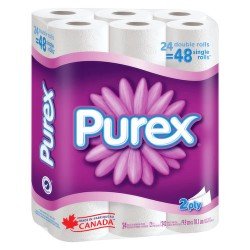 Purex Bathroom Tissue Double 24/48