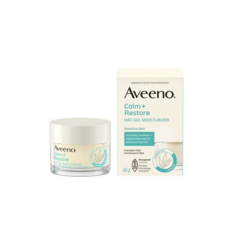 Aveeno Calm + Restore Oat Gel Moisturizer Sensitive Skin 48 g