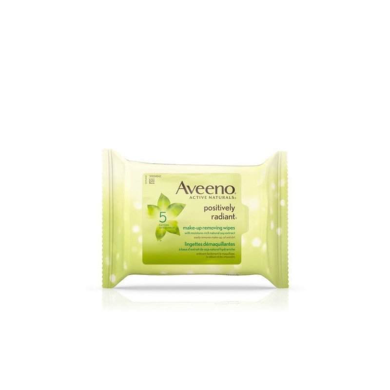 Aveeno Positively Radiant Make-Up Removing Wipes 25’s