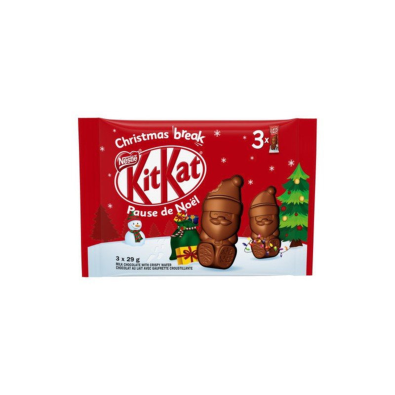 Nestle Kit Kat Christmas Break Santa 3 x 29 g