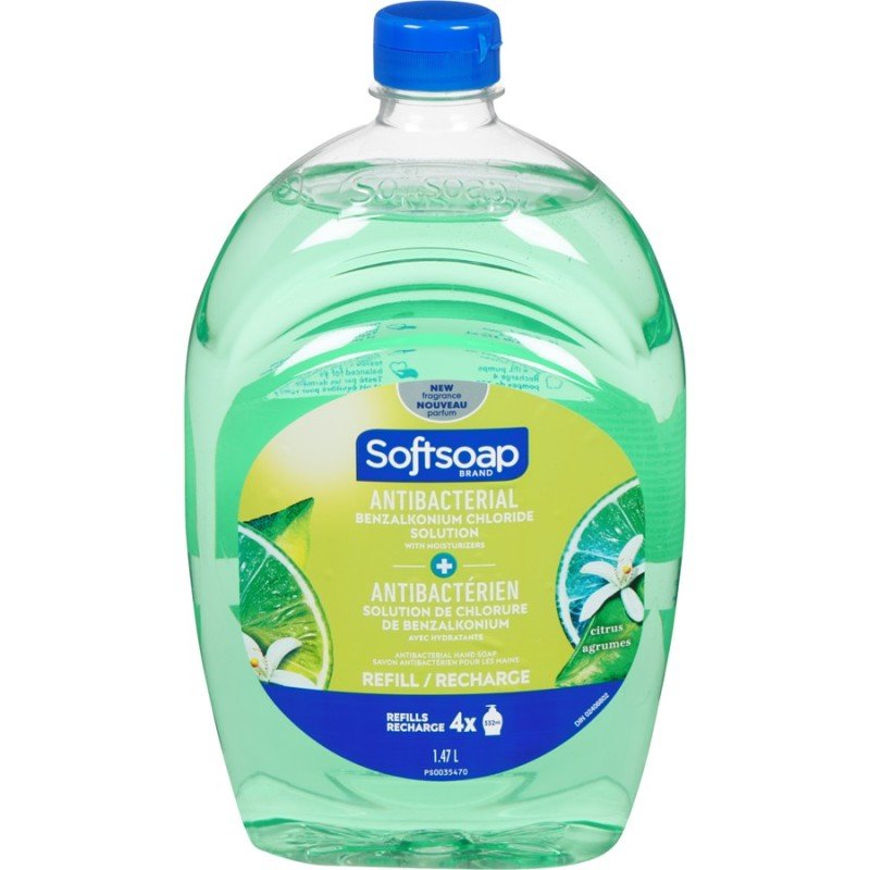 Softsoap Liquid Hand Soap Refill Antibacterial Fresh Citrus 1.47 L