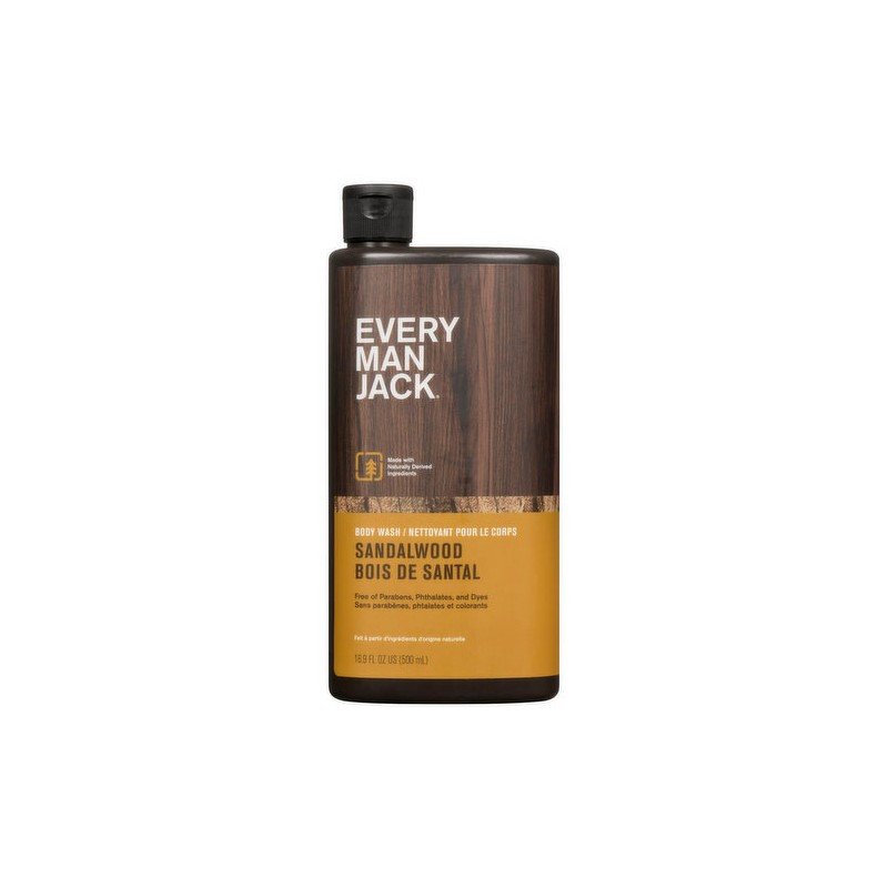 Every Man Jack Body Wash Sandalwood 500 ml