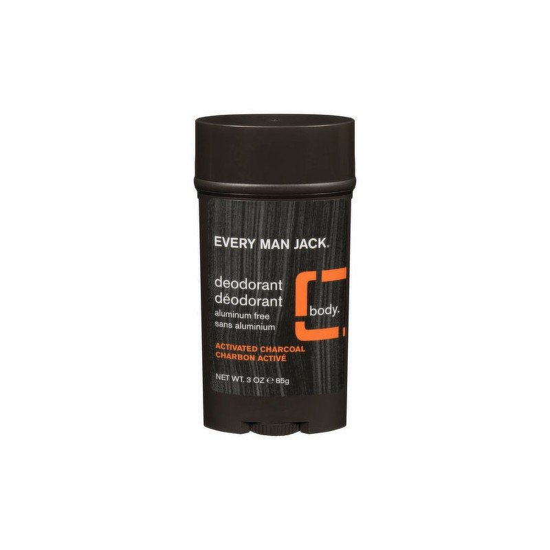 Every Man Jack Activated Charcoal Deodorant 76 g