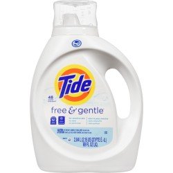 Tide Liquid Laundry Free & Gentle HE 2.04 L
