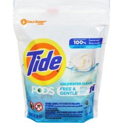 Tide Pods Laundry Detergent Free & Gentle 31's