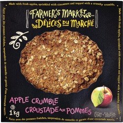 Farmer's Market Apple Crumble Pie 1 kg