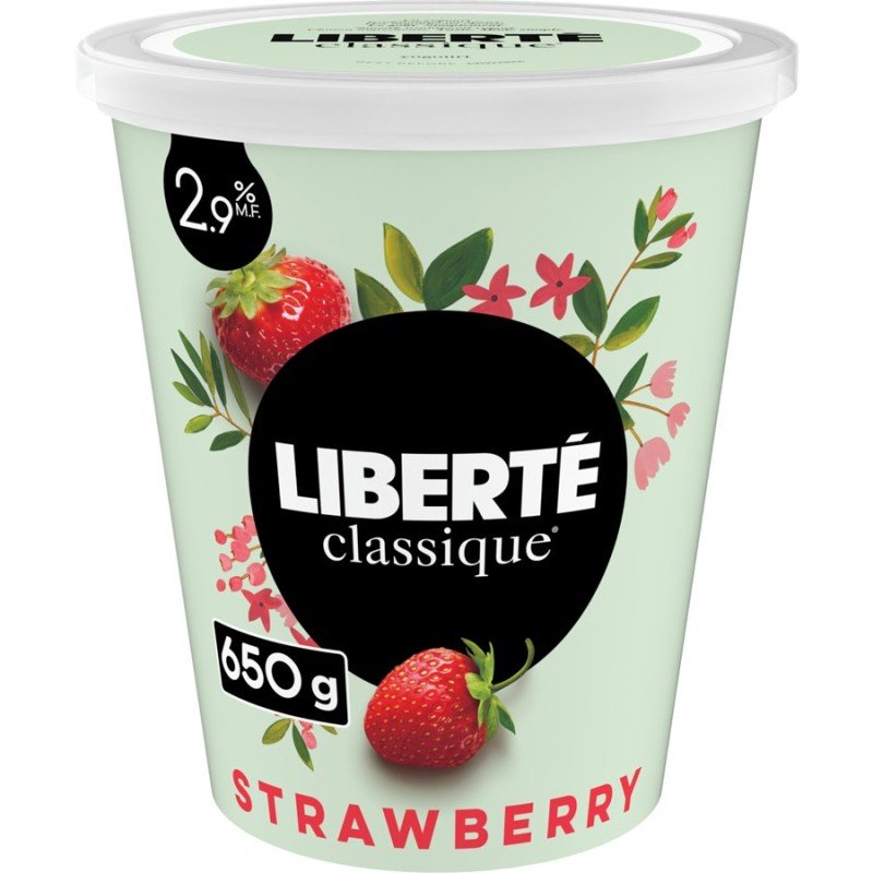 Liberte Classique Yogurt Strawberry 2.9% 650 g