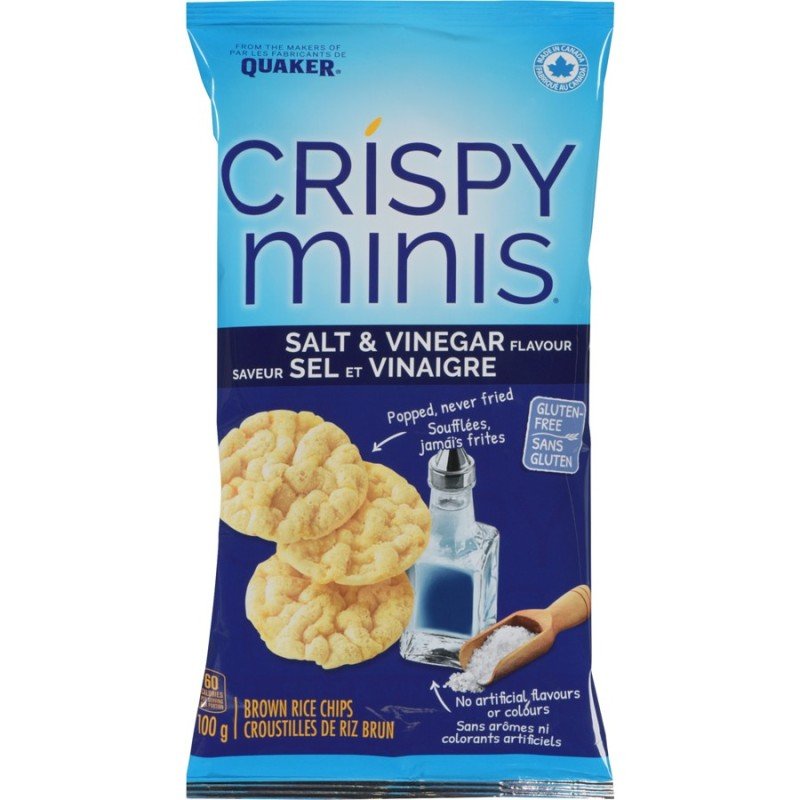 Quaker Crispy Minis Salt & Vinegar 100 g