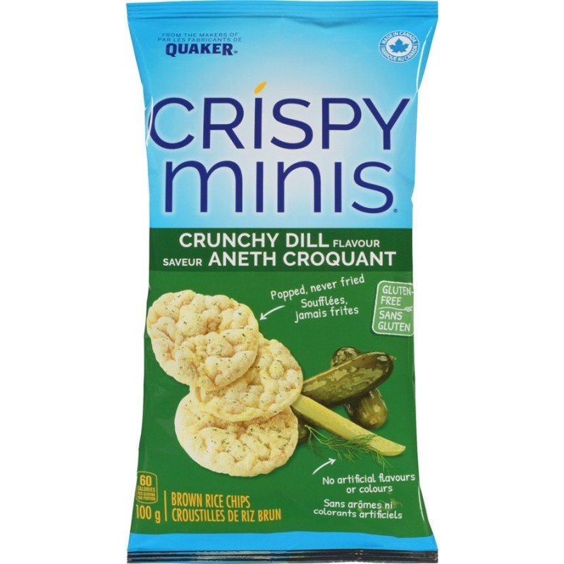 Quaker Crispy Minis Crunchy Dill 100 g