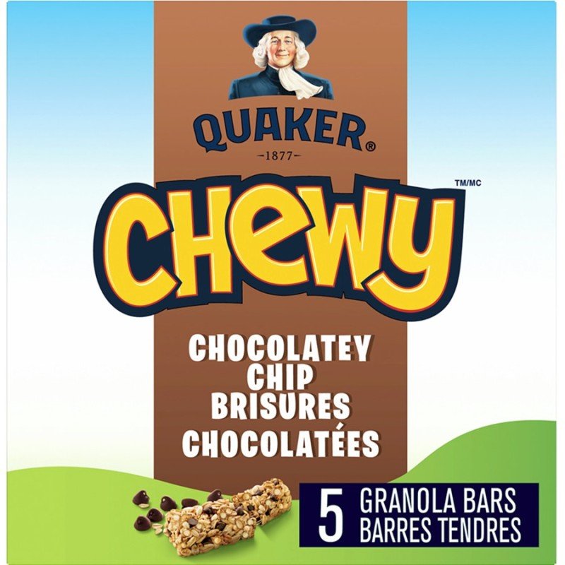 Quaker Chewy Chocolatey Chip Granola Bars 5’s