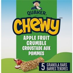 Quaker Chewy Apple Fruit Crumble Granola Bars 5's