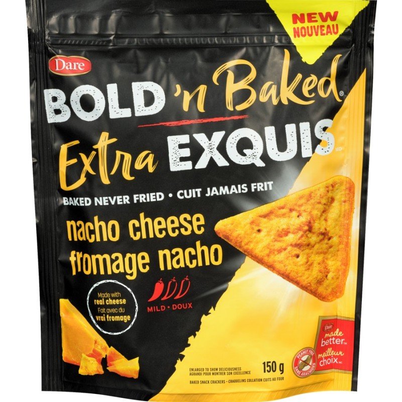 Dare Bold ’n Baked Nacho Cheese Crackers 150 g
