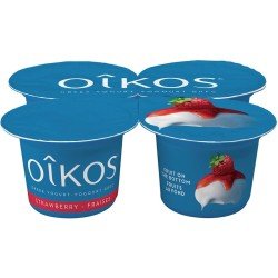 Oikos Yogurt Strawberry 2% 4 x 100 g