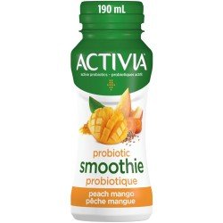 Danone Activia Probiotic Smoothie Peach Mango 190 ml