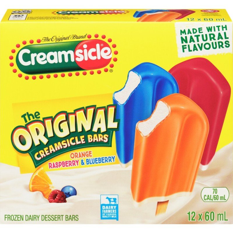 Creamsicle Dessert Cream Bars 12 x 60 ml