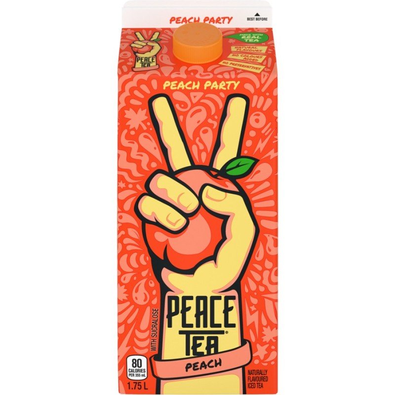 Peace Tea Peach Party Iced Tea 1.75 L