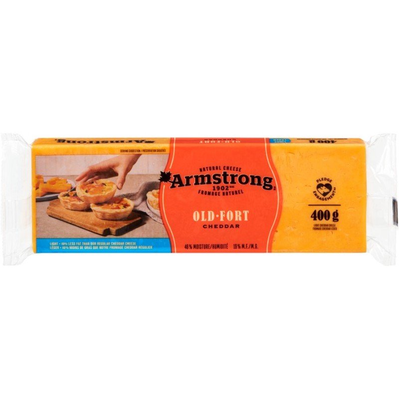 Armstrong Cheese Light Old Cheddar 400 g