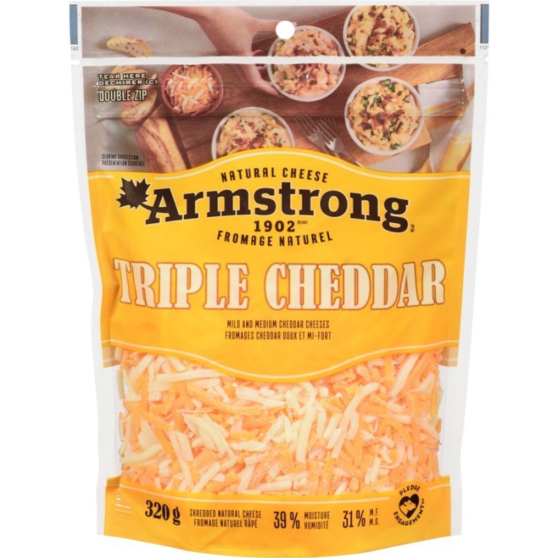 Armstrong Shredded Triple Cheddar 320 g
