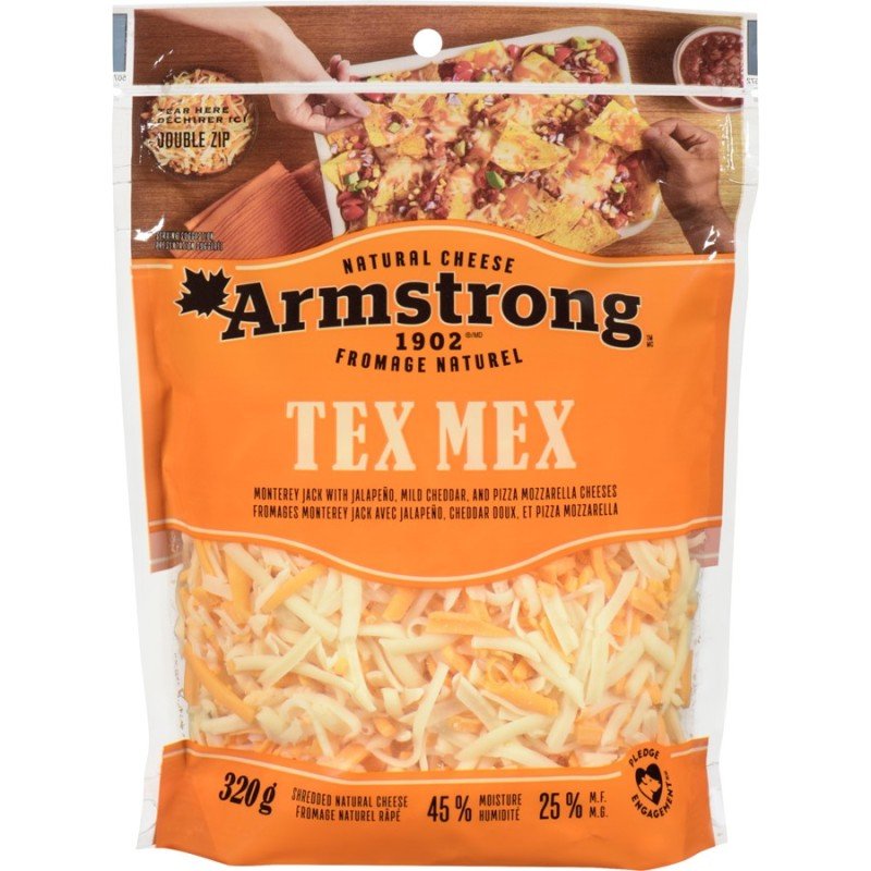 Armstrong Shredded Tex Mex Cheddar 320 g