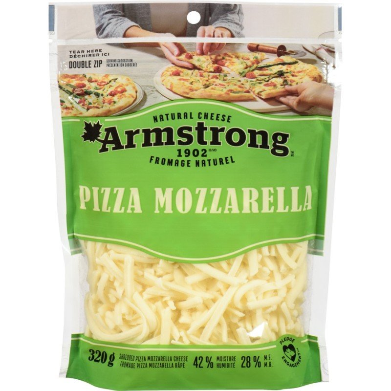 Armstrong Shredded Pizza Mozzarella 320 g
