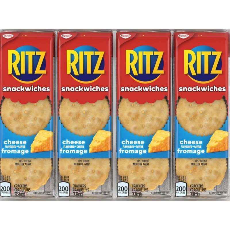 Christie Ritz Snackwiches Cheese 8 x 38 g