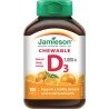 Jamieson Vitamin D3 Chewable 1000 IU Natural Tangy Orange 100’s