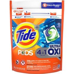 Tide+ Pods 4-in-1 Ultra Oxi Laundry Detergent 23's