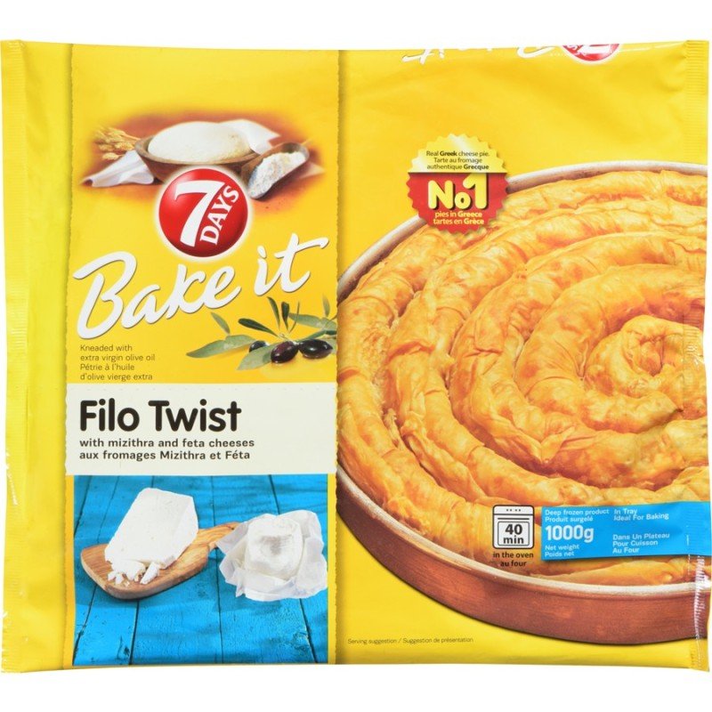 7 Days Bake It Filo Twist with Feta 1 kg