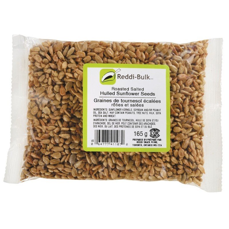 Reddi-Bulk Roasted Salted Hulled Sunflower Seeds 165 g