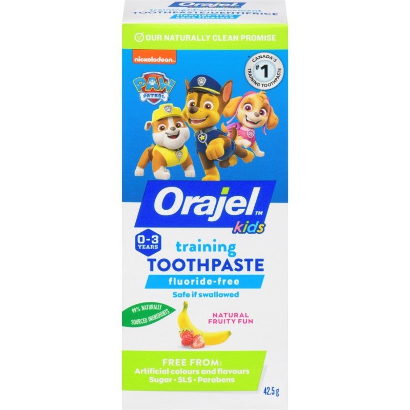 Orajel Fluoride-Free Training Toothpaste Paw Patrol Fruity Fun 42.5 g