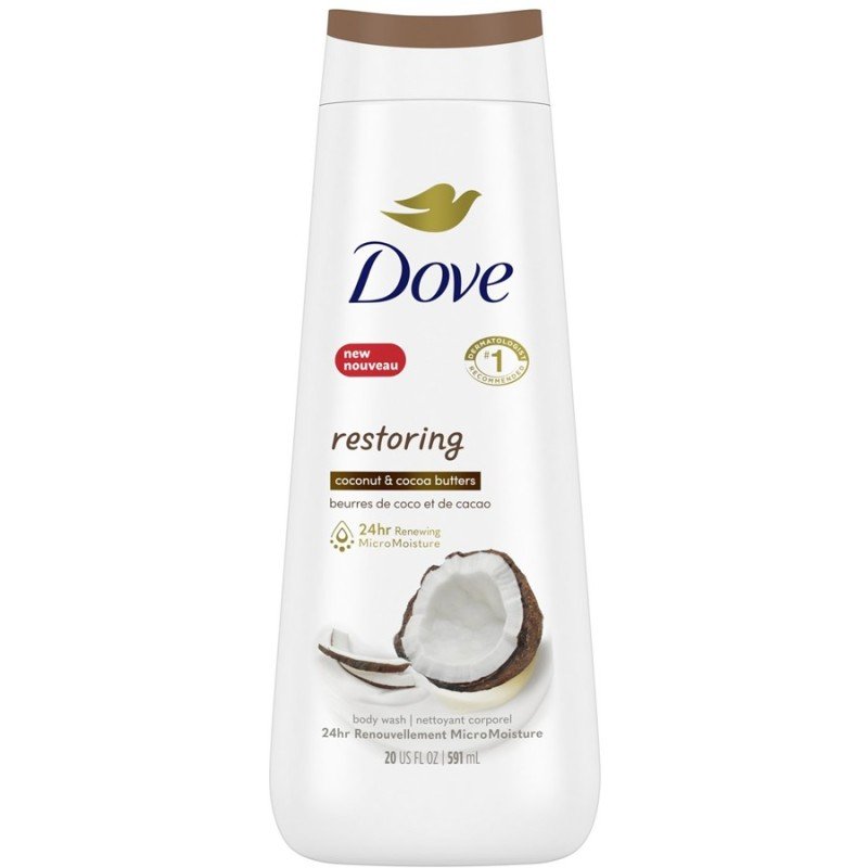 Dove Restoring Coconut & Cocoa Butters Body Wash 591 ml