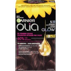 Garnier Olia Hair Colour 5.12 Iridescent Medium Brown each