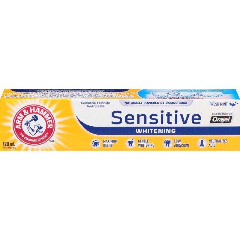 Arm & Hammer Pro Sensitive Whitening Toothpaste 120 ml